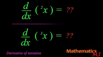 Derivative of tetration of function