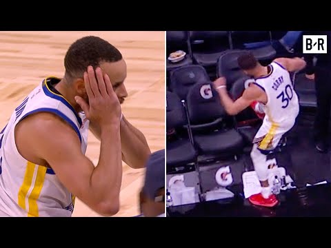 Steph Curry Hits 'Night Night' Celly & Kicks a Chair After Dagger 3 vs. Magic