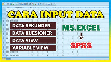 Cara Memasukkan Data Excel ke SPSS ➡️ Cara Input Data dari Excel ke SPSS‼️