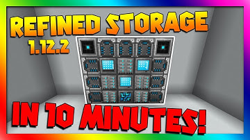 Refined Storage + Autocrafting Tutorial in 10 MINUTES!!!