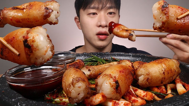 통대창 간다앙 훨씬 더 바삭하게 구운 통대창 파김치 먹방 ! ! ASMR Daechang Green Onion Kimch MUKBANG EATING SHOW