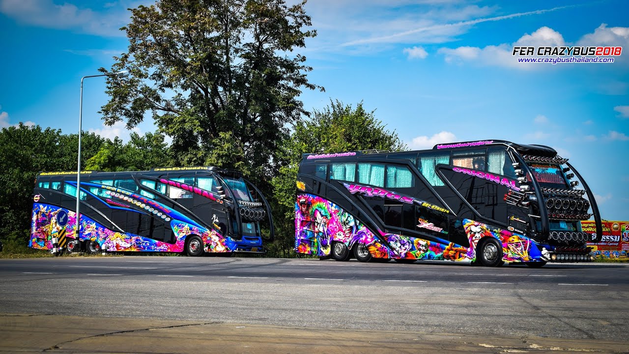 โครตหล่อ!! 2บัส พามาชมรถบัสนฤมิตร แทรเวล ทรงSupper S และ ยูโร9 ออนทัวร์เมืองกาญ(ร้านแม่บัวคำ)