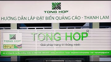 Hướng dẫn - Lắp đặt lam tôn quảng cáo