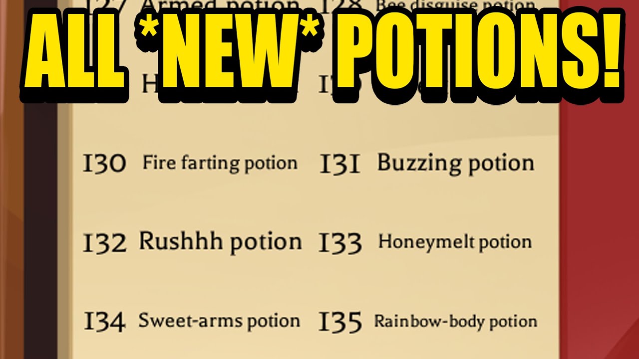 Roblox Wacky Wizards all potions guide: Recipes, ingredients & effects -  Dexerto