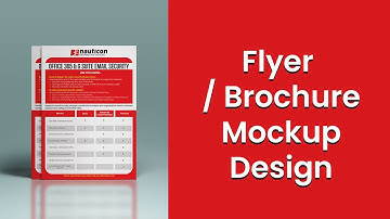 How to make flyer mockup design procedure | Photoshop Mockup Tutorial Bangla