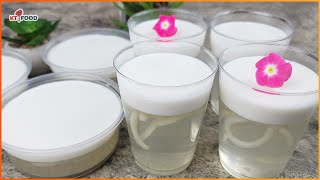 [ENG CAP] Cách làm Rau Câu Dừa dẻo mềm, nhanh cấp tốc ăn là ghiền - Coconut Jelly - KT Food