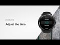 Suunto D5 - How to adjust the time