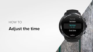 Suunto D5 - How to adjust the time