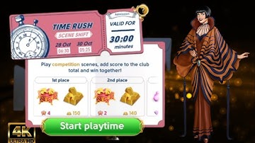 JUNES JOURNEY TIME RUSH COMPETITION (SCENE SHIFT ) 28-30 Oct 25 4K HD TODAY’S COMPETITION 