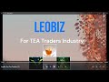 Leobiz for tea traders