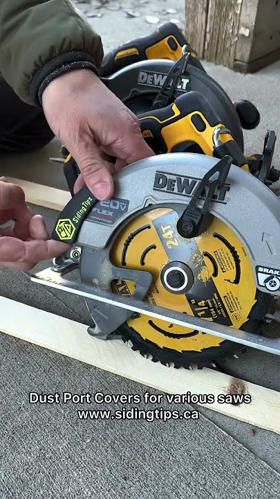 Dust port covers for circular saws