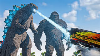 GODZILLA & KING KONG Destroy Cars - Teardown