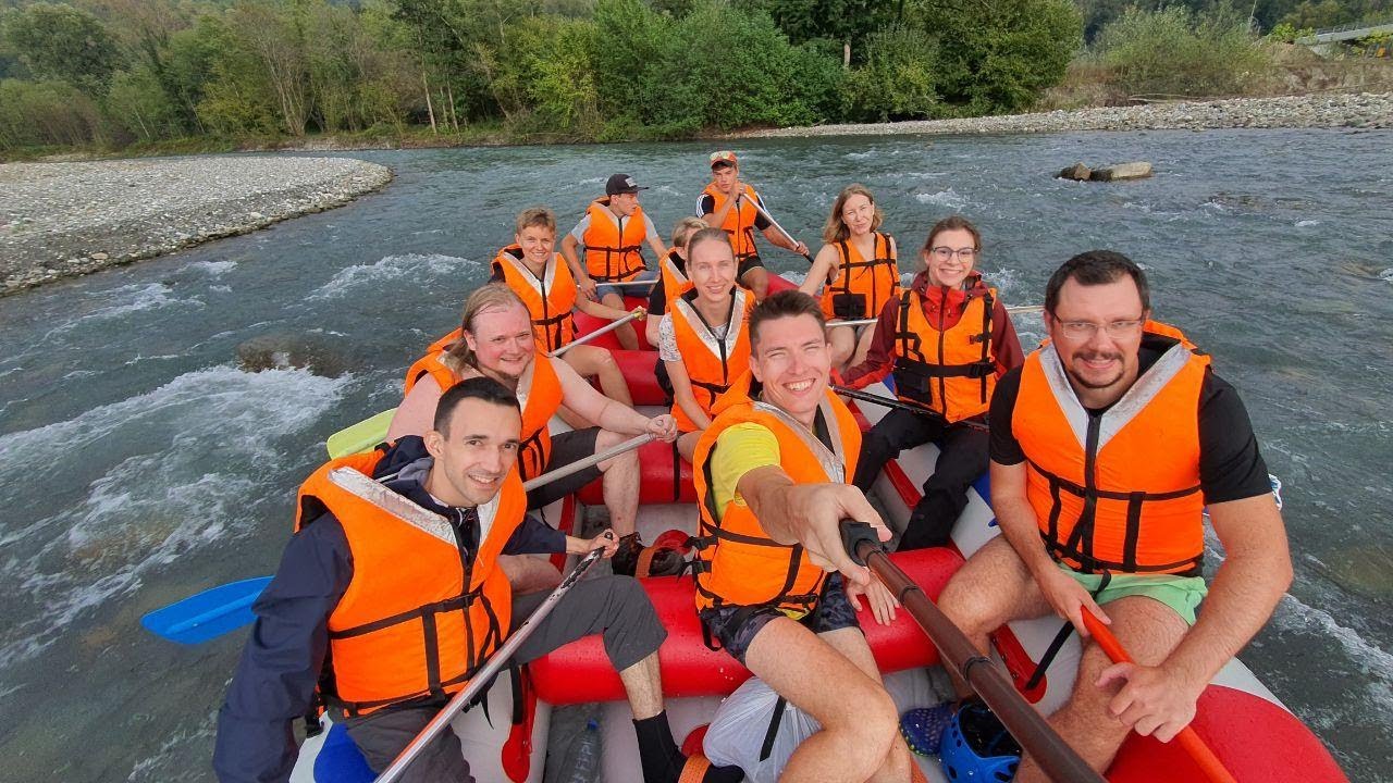 Сплав по Мзымте. Сентябрь 2020 - Красная поляна. Tutu Team.