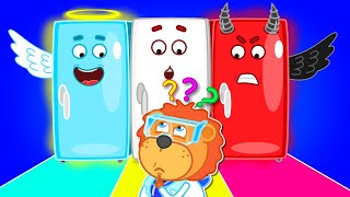 Aslan Yavrusu Buzdolabı Çocuklar Için Çizgi Film