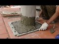Amazing Techniques Construction Creative Sand And Cement You Must See - Building & Skill