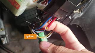 1998 Subaru Outback  Under Dash Removal and finding the 12v, Ignition, Starter and Horn Wire