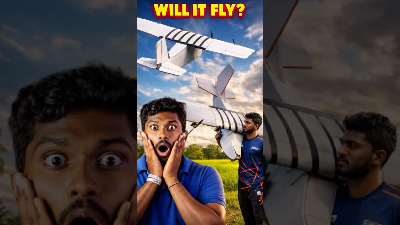 I Built a Giant Aeroplane.Will it fly? How to make rc Aeroplane. 