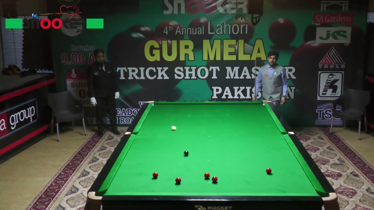 First ever  Pro Snooker Trick Shot competition in Pakistan. Talented 