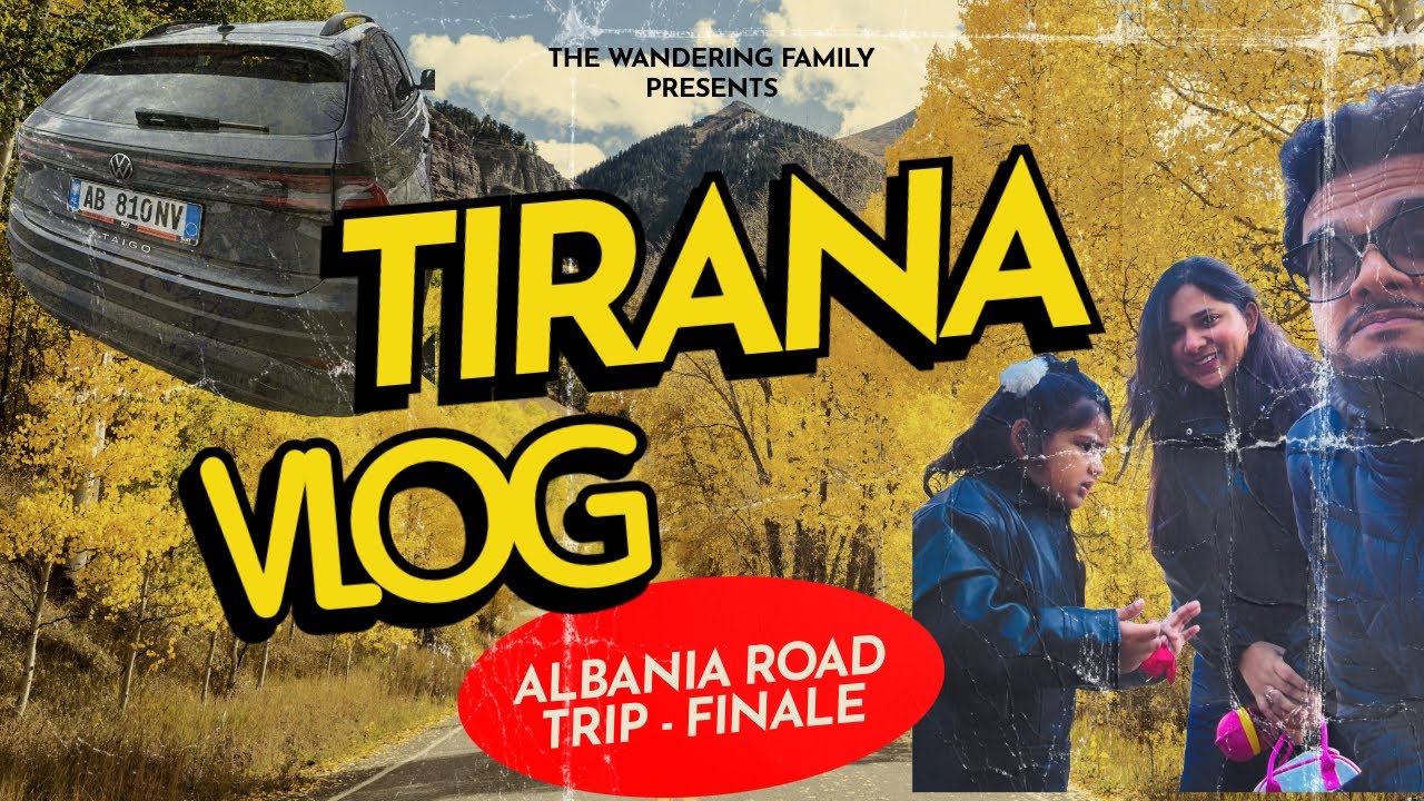 🇦🇱 Tirana, Albania Travel Vlog | Bazaar Tour, Indian Food, Fake Shopping & Traditional Fast Food