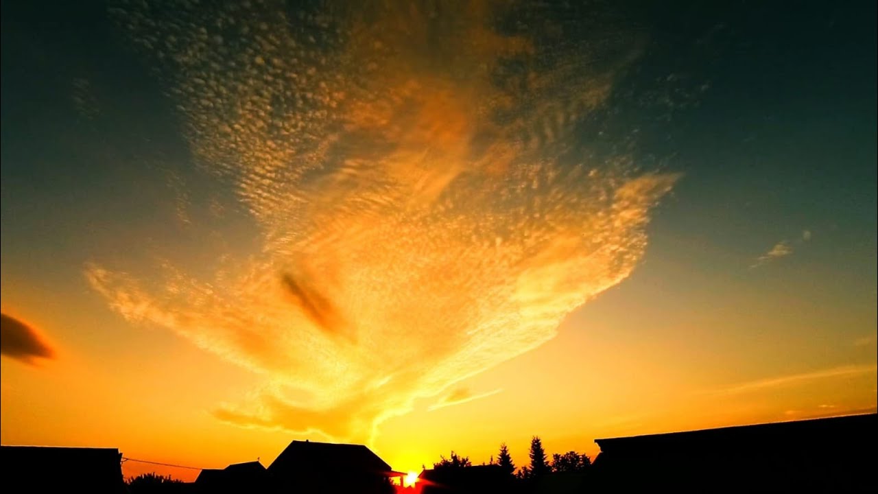 Beautiful Sunset Clouds Moving Background Time Lapse Music #15 - YouTube