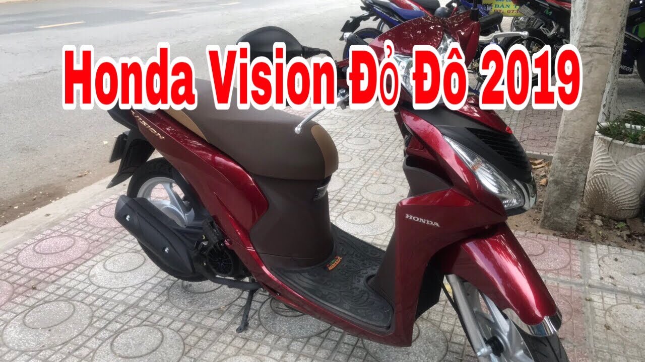 Bán Xe Vision Đỏ Đô 2019 Cũ - Chuyên Xe Cũ Tiền Giang (đã bán)