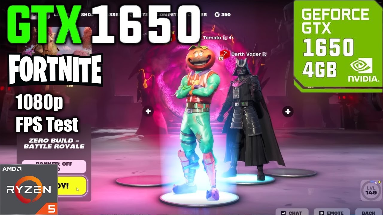 Fortniteすぐ出来る！高性能!Ryzen5 3500/GTX1650 フォートナイトに