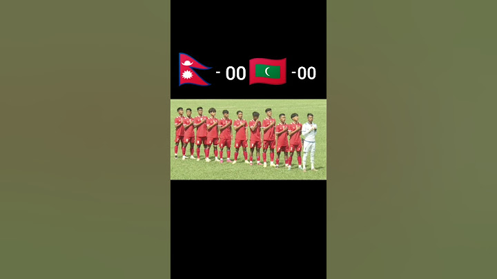 Nepal vs Maldives Football Match #football #shorts #youtube