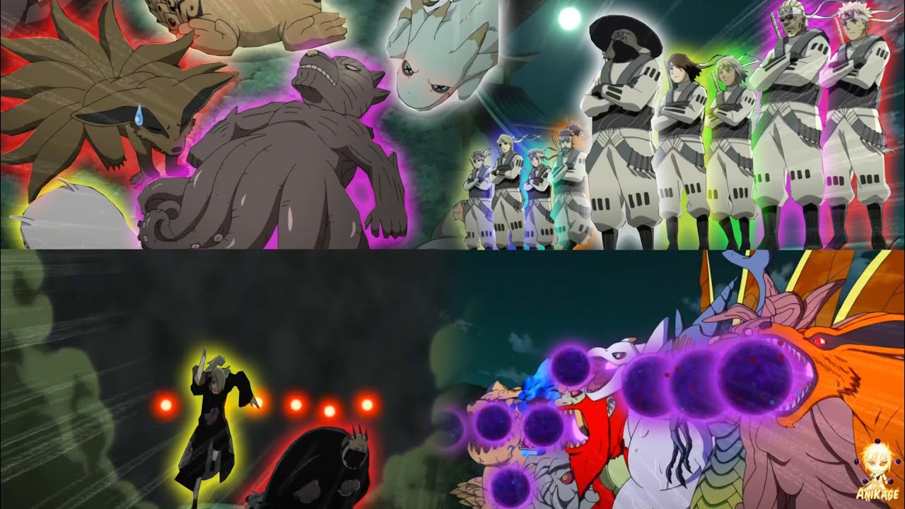 Full Semua Jinchuriki Bersatu Menggagalkan Kebangkitan Monster Juubi ...