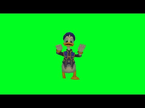 Donald Duck Dancing Green Screen