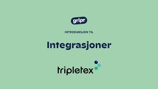 Integrasjon mot Tripletex