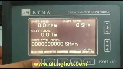 Kyma performance monitoring display unit KDU 110