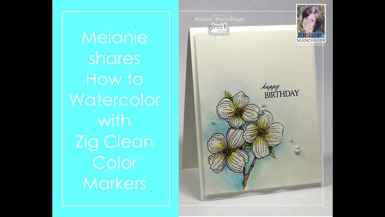 How to Watercolor with Zig Clean Color Markers