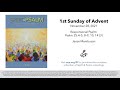 Spirit & Psalm - 1st Sunday of Advent, 2021 - Year C - Psalm 25 - Manibusan