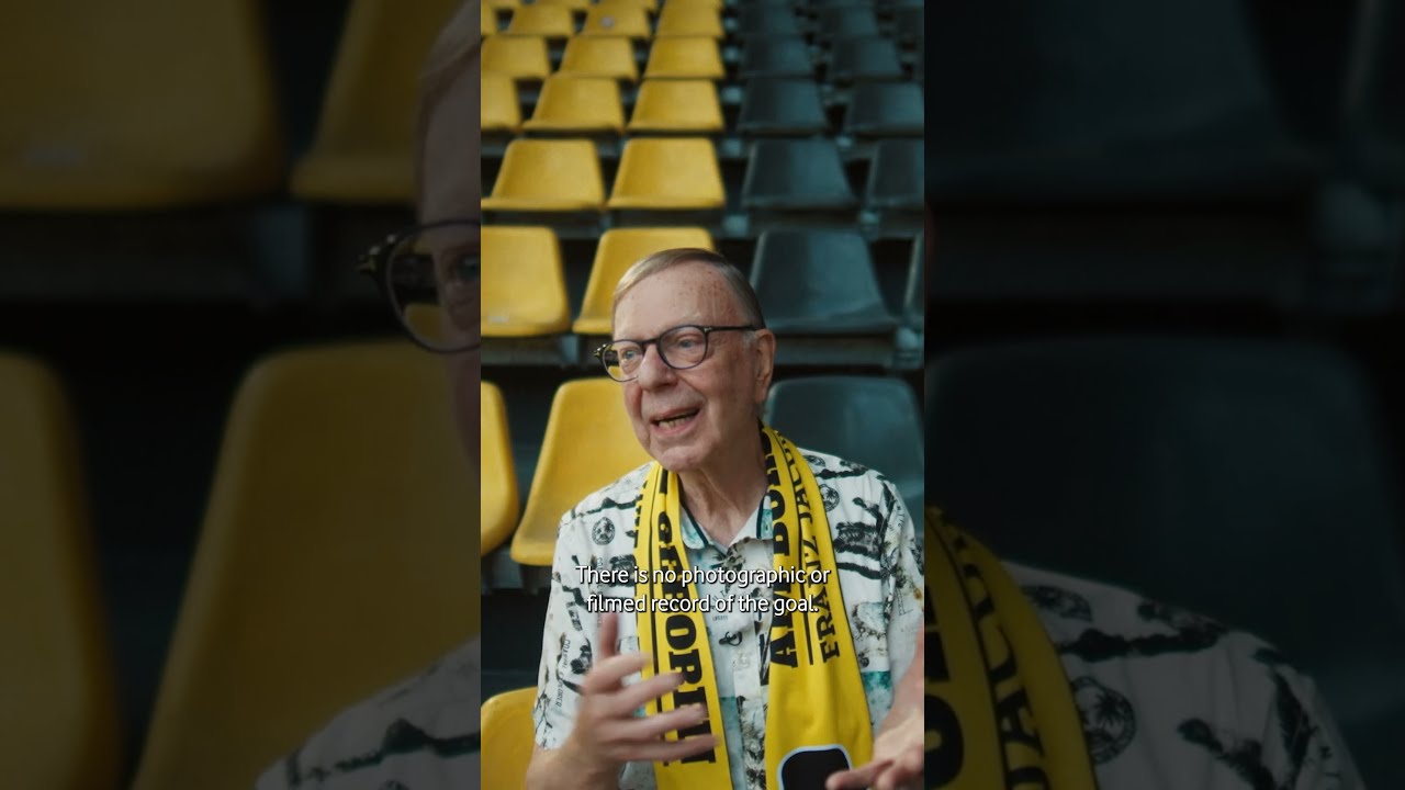 The Unseen Goal: Vodafone Recreates Football History #Bundesliga #BorussiaDortmund #Football