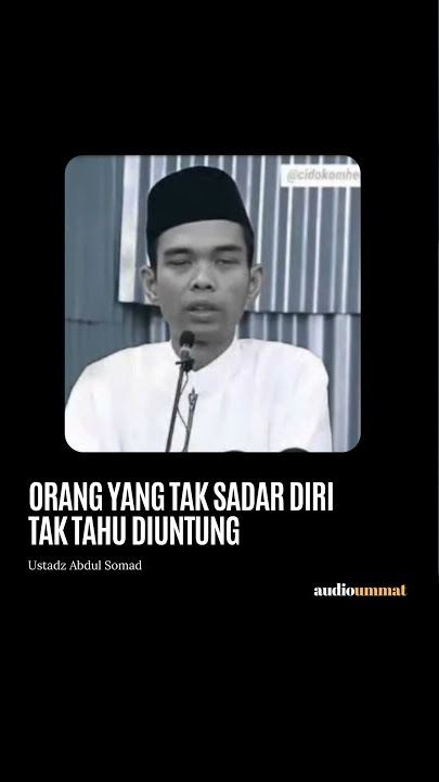 INILAH SIFAT MANUSIA - Ustadz Abdul Somad (UAS)