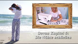 Devon Palazzo Hose Kapitel 5: Die Seitennähte schließen