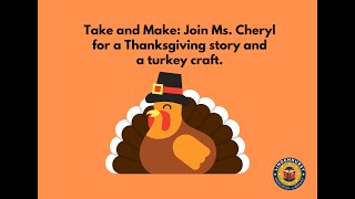 Take & Make Crafts (Grades K-5): Turkey Craft Update