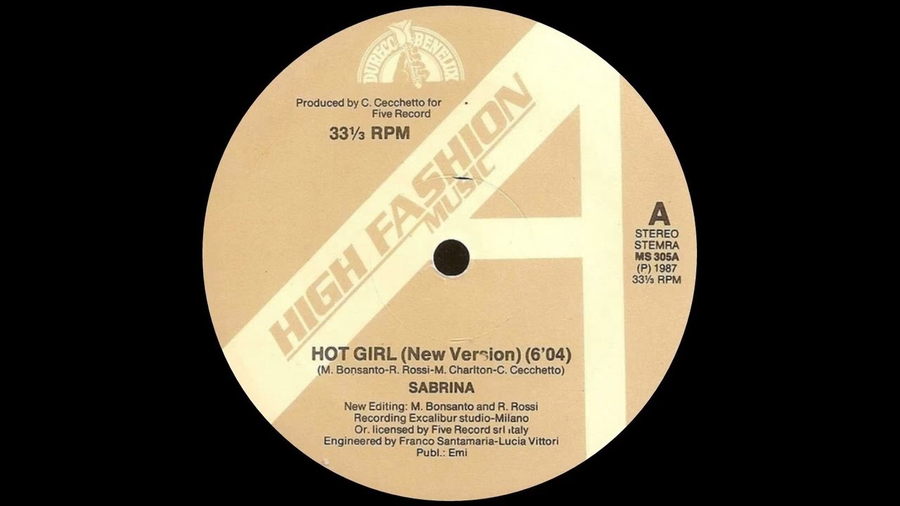 Sabrina - Hot Girl (New Version) 1987 - YouTube
