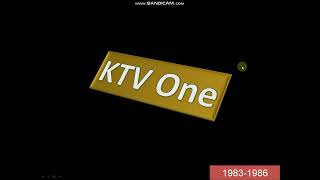 KTV 1 logo evolution (1936-2026)