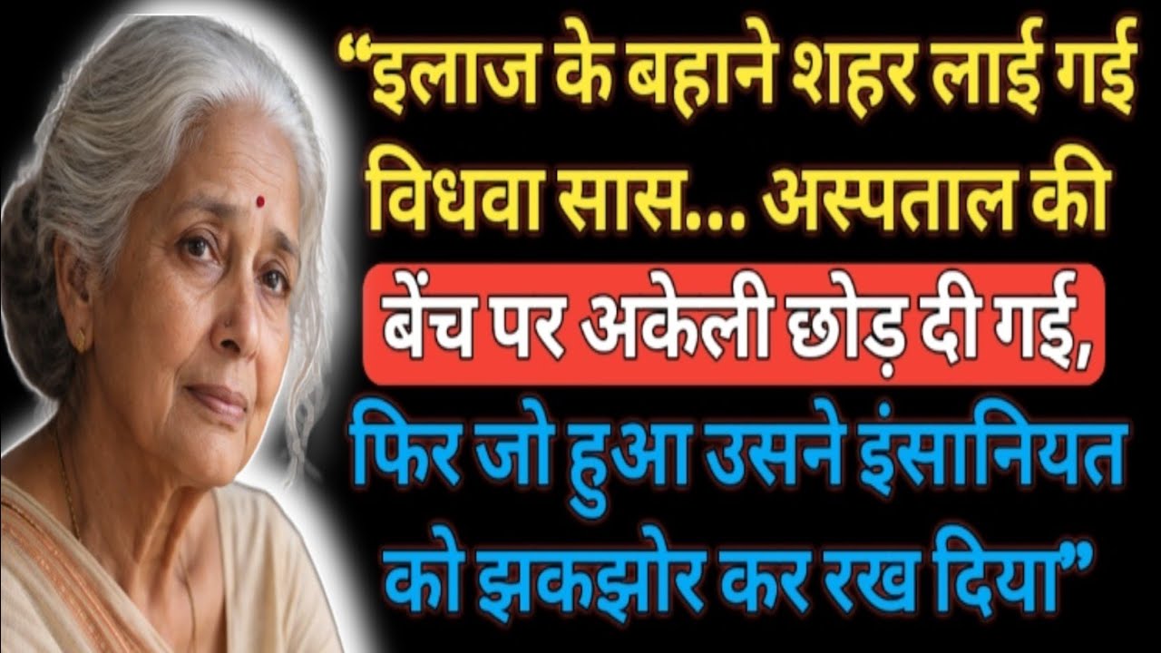 इलाज के बहाने शहर लाई बहू… विधवा सास के साथ जो हुआ, उसने इंसानियत को हिला दिया...