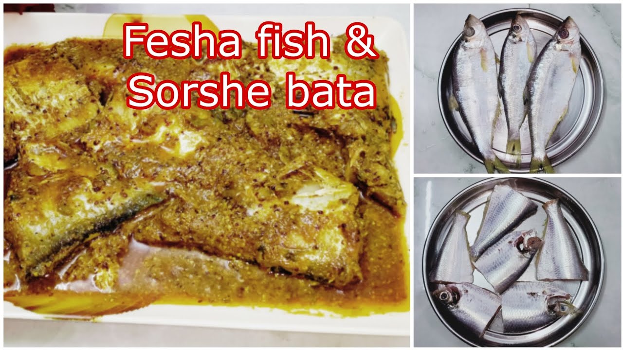 সরষে বাটায় সামুদ্রিক ফেসা মাছের দুর্দান্ত রেসিপি। Fesha fish recipe ...