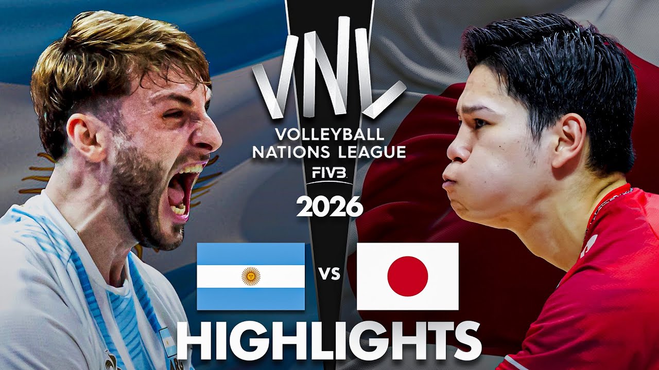 Japan 🇯🇵 vs Argentina 🇦🇷 | Highlights | Men's VNL 2026