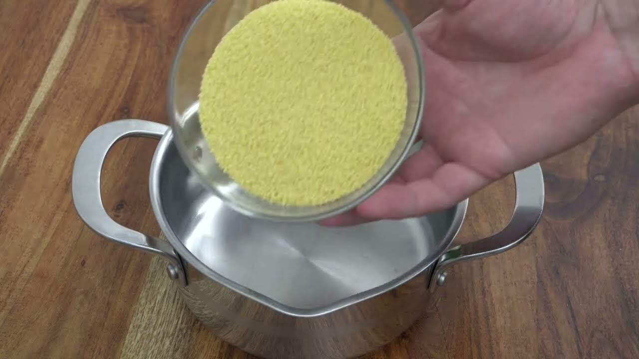 Cât de repede se face couscous? Vă arăt în videoclipul acesta