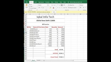 Most Useful  MsOffice How to used Bill Invoice in Excel .Every Smartphone & Computer