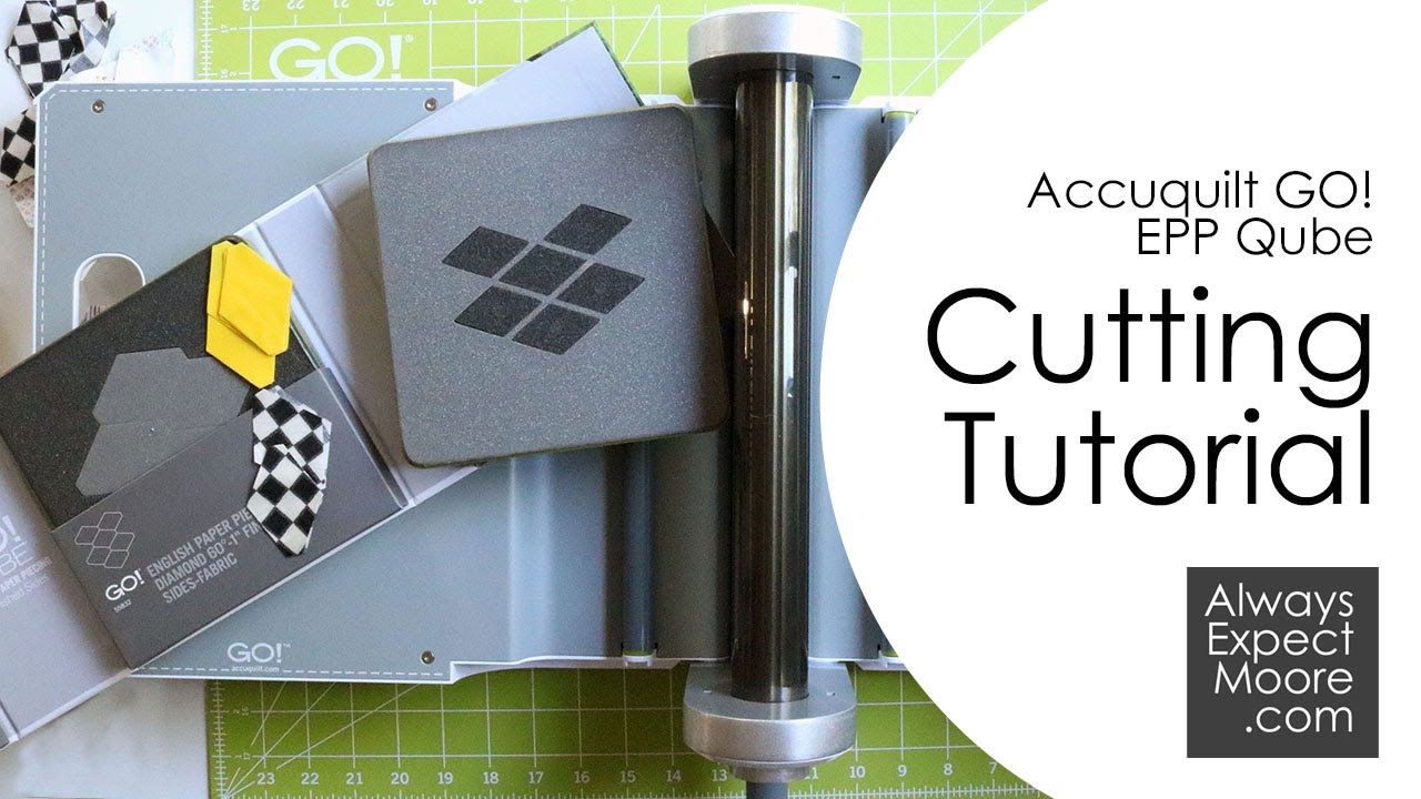 Accuquilt GO! EPP Qube Cutting Demo