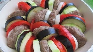 В СЕЗОН БАКЛАЖАНОВ И КАБАЧКОВ ГОТОВИМ ВКУСНЯШЕЧКУ. ОВОЩИ С МЯСОМ. В СЕЗОН БАКЛАЖАНОВ И КАБАЧКОВ ГОТОВИМ ВКУСНЯШЕЧКУ. ОВОЩИ С МЯСОМ.