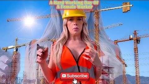 A Hard Working Day Of  A Female Worker #constructionfails #funny #works #construction #engineering
