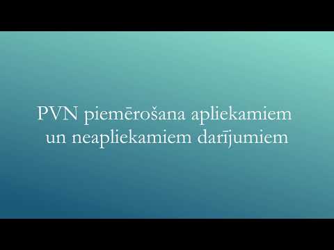 Video: Kā Uzrādīt PVN Atskaitījumu