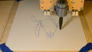CNC Plotter Test Run
