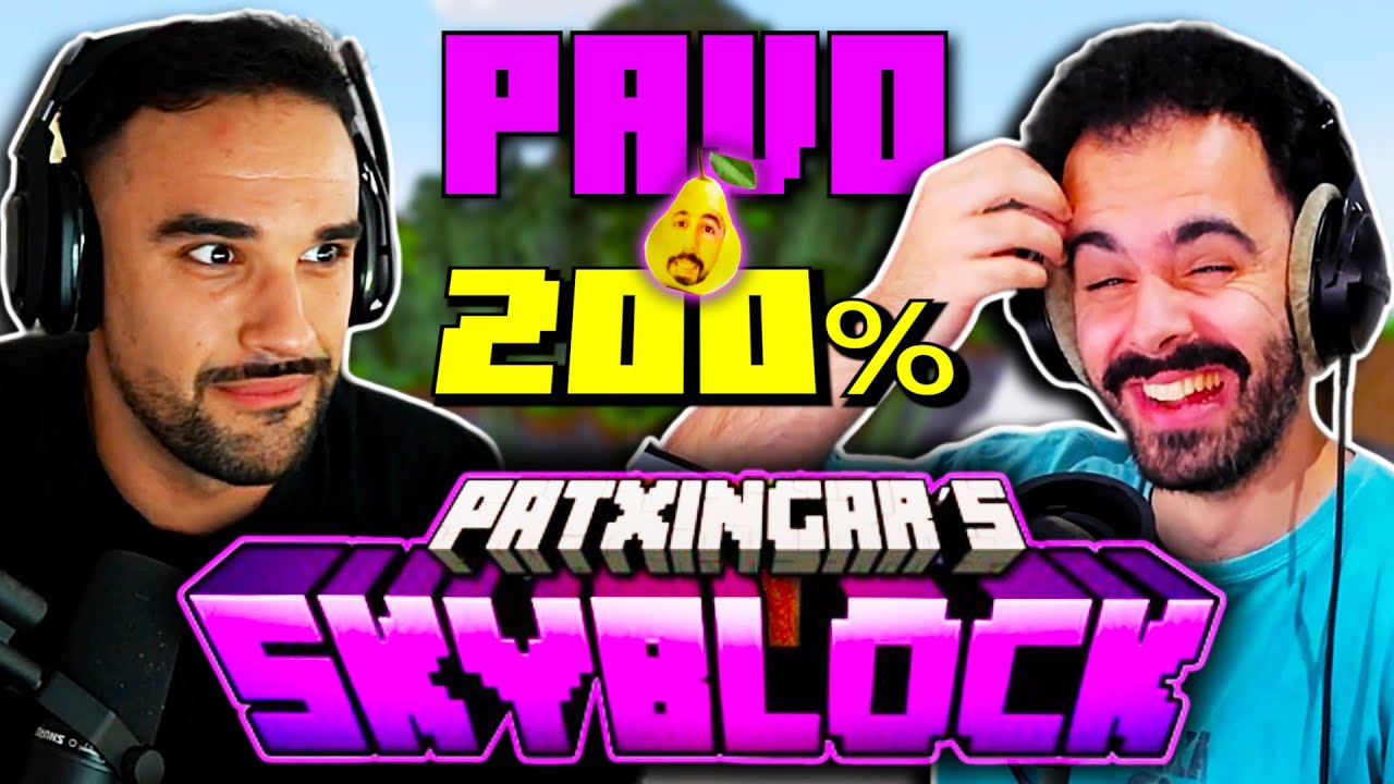 MEJORES MOMENTOS de ILLOJUAN y MILSEN en SKYBLOCK | FINAL🍐 ft. Andrés y Guille #7